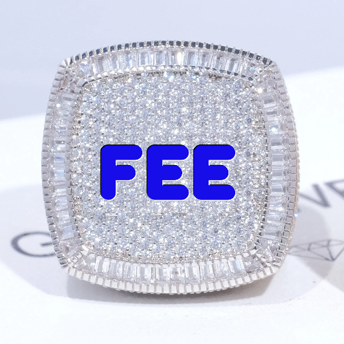CUSTOM LETTER 3D ICED RING