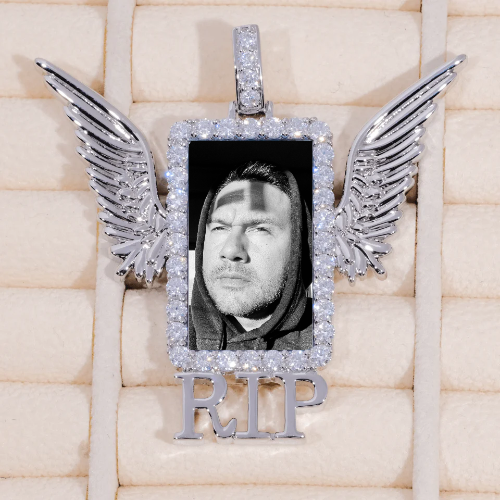RIP WING 3D CUSTOM PICTURE PENDANT