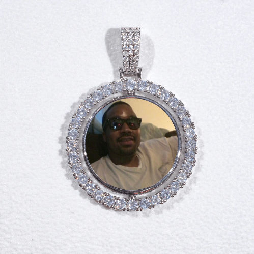 3D Spinning 2-Faced Custom Picture Pendant