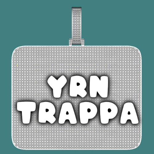 CUSTOM LETTER NECKLACE 3D BIG SQUARE