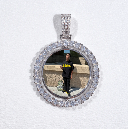 3D Spinning 2-Faced Custom Picture Pendant