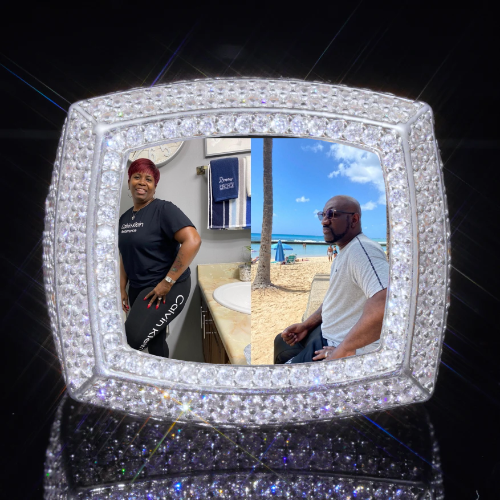 3D CUSTOM PICTURE ICED RING