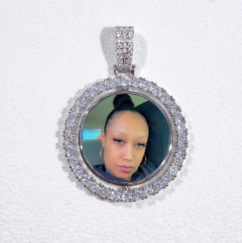 3D Spinning 2-Faced Custom Picture Pendant