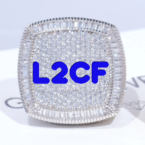 CUSTOM LETTER 3D ICED RING