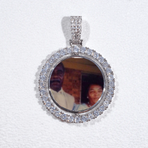 3D Spinning 2-Faced Custom Picture Pendant