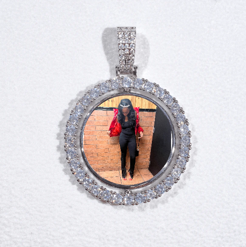 3D Spinning 2-Faced Custom Picture Pendant