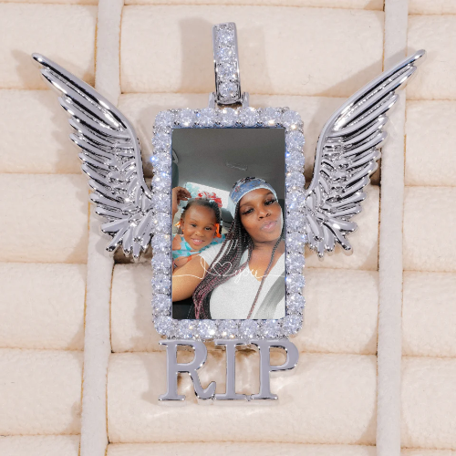 RIP WING 3D CUSTOM PICTURE PENDANT