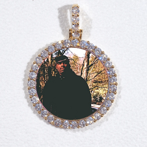 3D CIRCLE CUSTOM PICTURE PENDANT SMALL SIZE