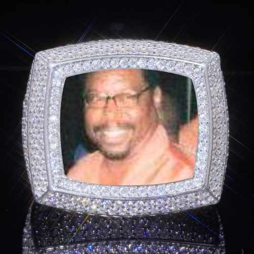3D CUSTOM PICTURE ICED RING