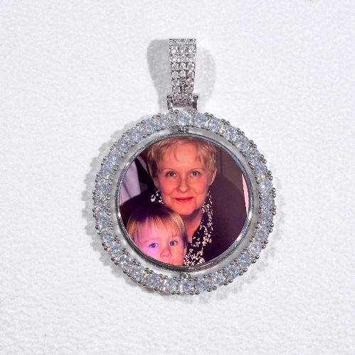 3D Spinning 2-Faced Custom Picture Pendant