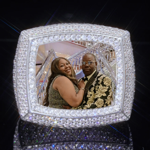 3D CUSTOM PICTURE ICED RING