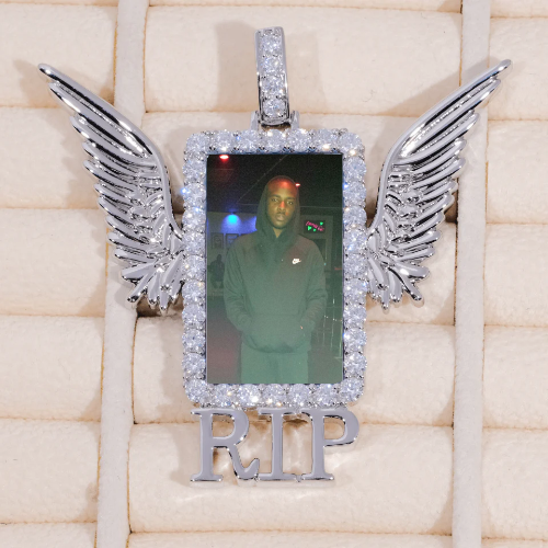 RIP WING 3D CUSTOM PICTURE PENDANT