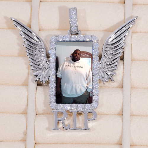 RIP WING 3D CUSTOM PICTURE PENDANT
