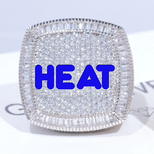 CUSTOM LETTER 3D ICED RING