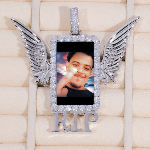 RIP WING 3D CUSTOM PICTURE PENDANT