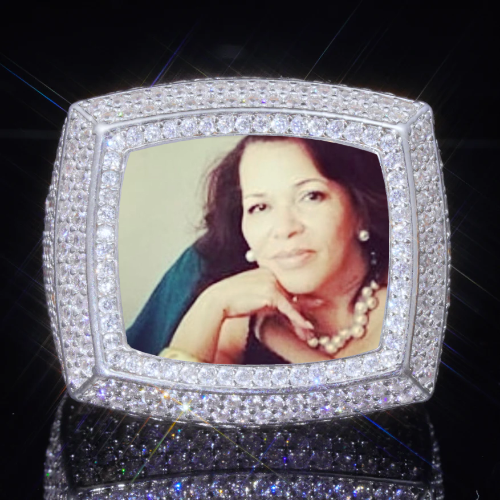 3D CUSTOM PICTURE ICED RING