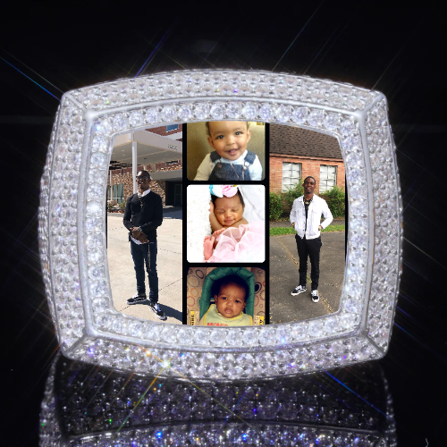 3D CUSTOM PICTURE ICED RING