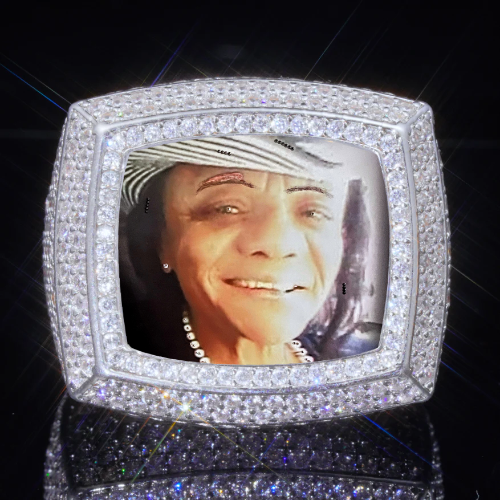3D CUSTOM PICTURE ICED RING