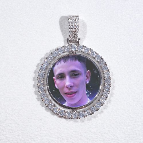 3D Spinning 2-Faced Custom Picture Pendant