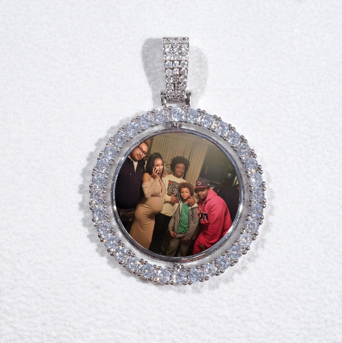 3D Spinning 2-Faced Custom Picture Pendant
