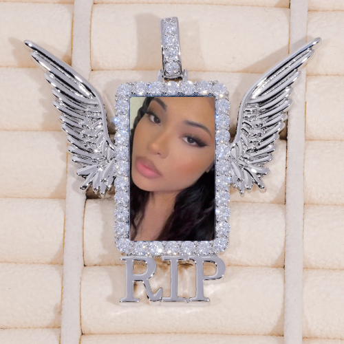 RIP WING 3D CUSTOM PICTURE PENDANT