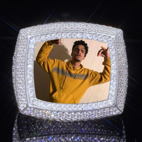 3D CUSTOM PICTURE ICED RING