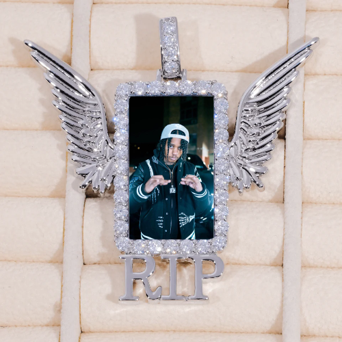 RIP WING 3D CUSTOM PICTURE PENDANT