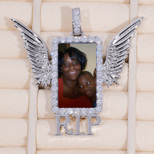 RIP WING 3D CUSTOM PICTURE PENDANT