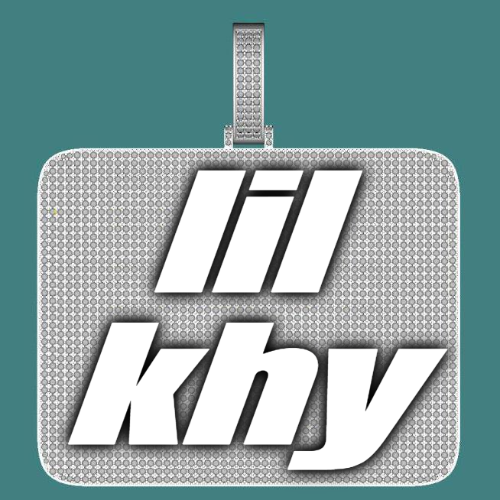 CUSTOM LETTER NECKLACE 3D BIG SQUARE