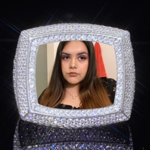 3D CUSTOM PICTURE ICED RING