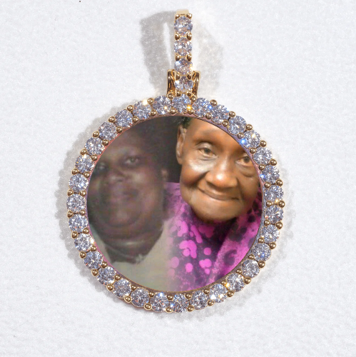 3D CIRCLE CUSTOM PICTURE PENDANT SMALL SIZE