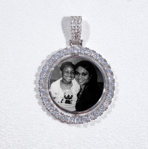 3D Spinning 2-Faced Custom Picture Pendant