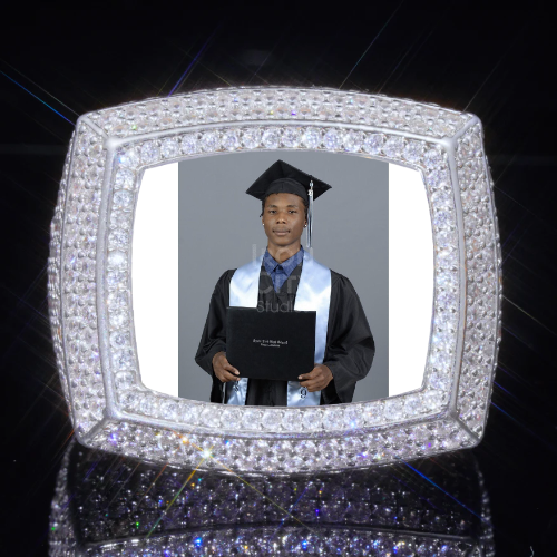 3D CUSTOM PICTURE ICED RING