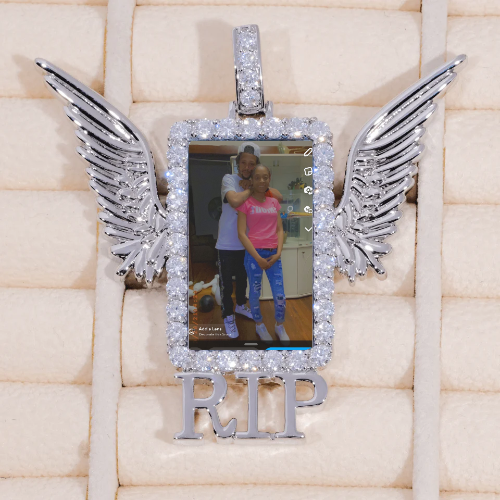 RIP WING 3D CUSTOM PICTURE PENDANT