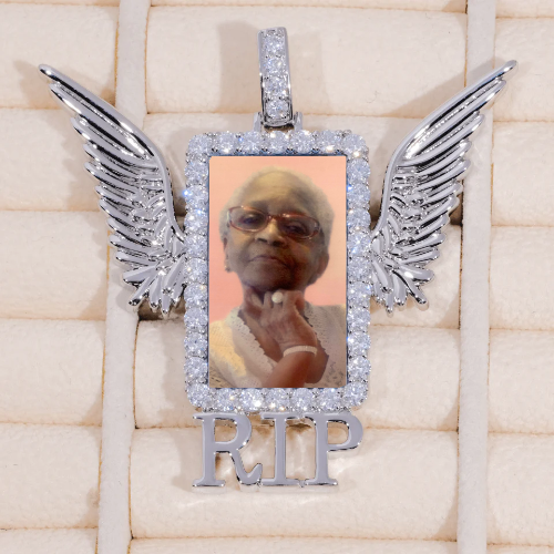 RIP WING 3D CUSTOM PICTURE PENDANT