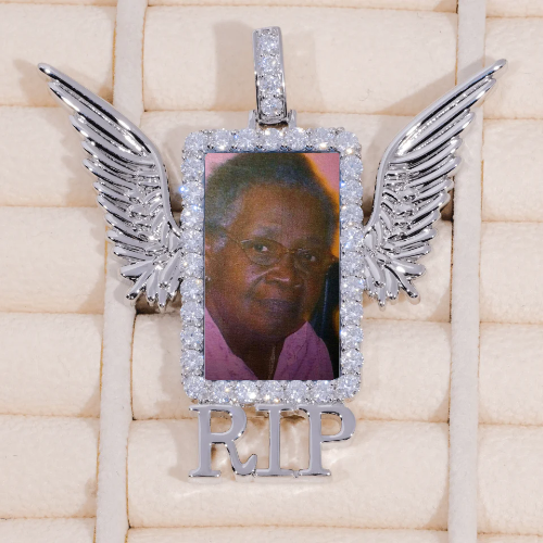 RIP WING 3D CUSTOM PICTURE PENDANT