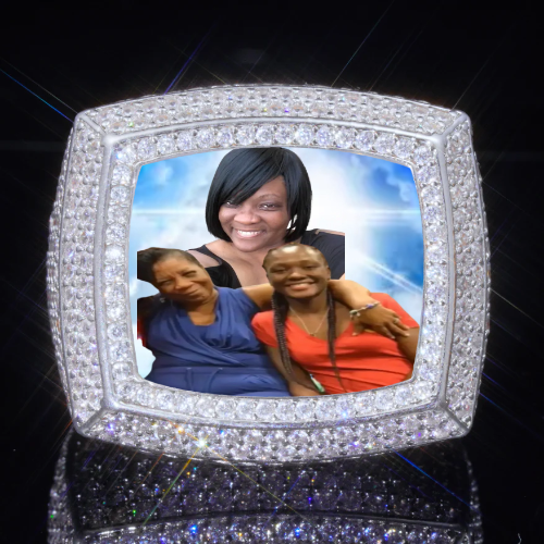 3D CUSTOM PICTURE ICED RING