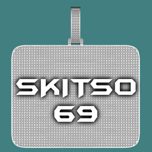 CUSTOM LETTER NECKLACE 3D BIG SQUARE