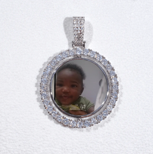 3D Spinning 2-Faced Custom Picture Pendant
