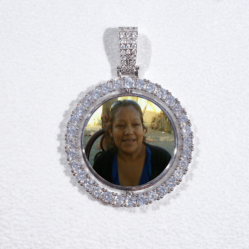 3D Spinning 2-Faced Custom Picture Pendant