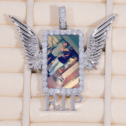 RIP WING 3D CUSTOM PICTURE PENDANT