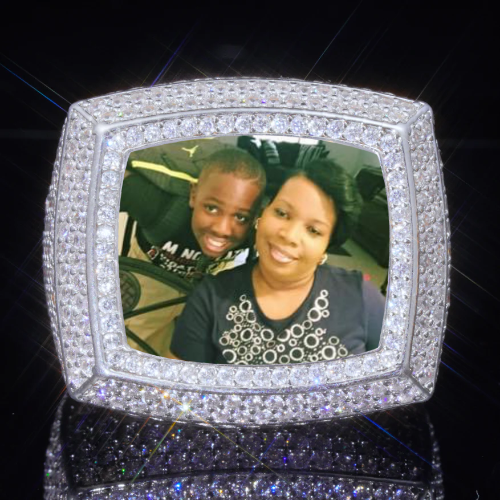 3D CUSTOM PICTURE ICED RING