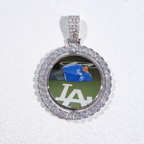 3D Spinning 2-Faced Custom Picture Pendant