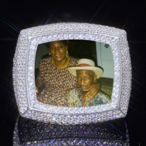 3D CUSTOM PICTURE ICED RING