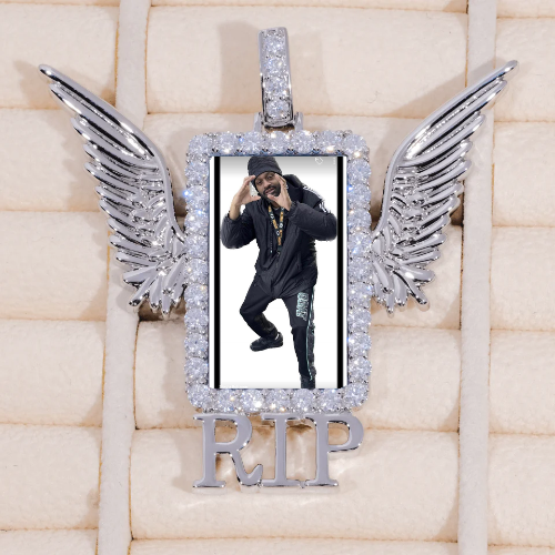 RIP WING 3D CUSTOM PICTURE PENDANT