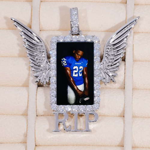 RIP WING 3D CUSTOM PICTURE PENDANT