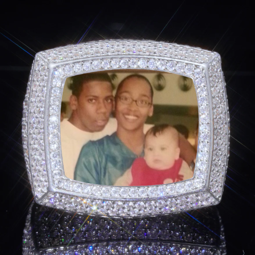 3D CUSTOM PICTURE ICED RING