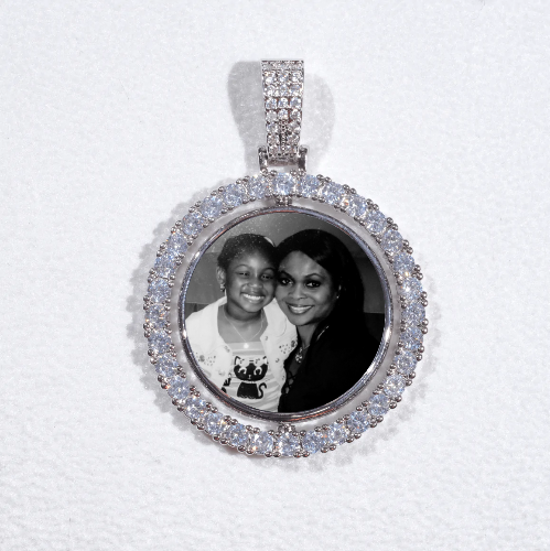 3D Spinning 2-Faced Custom Picture Pendant