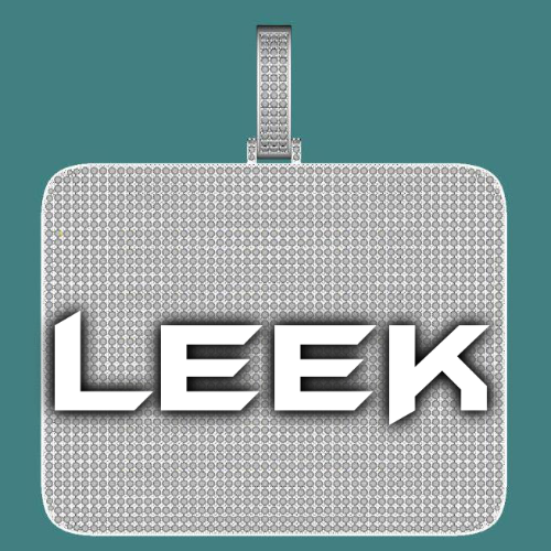 CUSTOM LETTER NECKLACE 3D BIG SQUARE