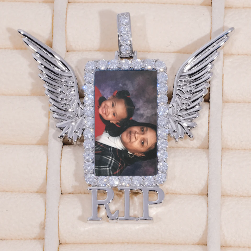 RIP WING 3D CUSTOM PICTURE PENDANT